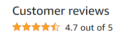 Amazon rating
